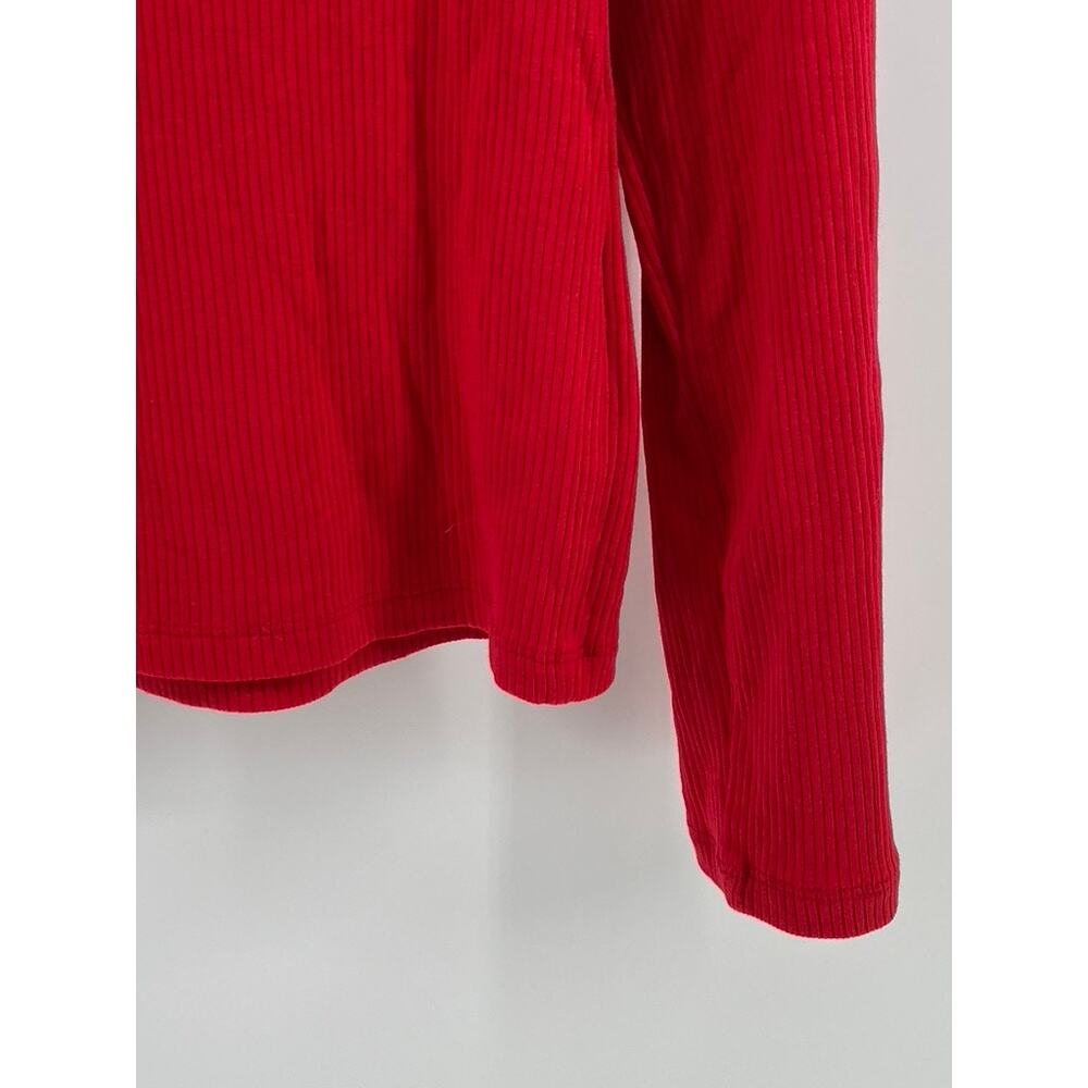 Old Navy Women's Red Solid Knit Pullover Turtlene… - image 8